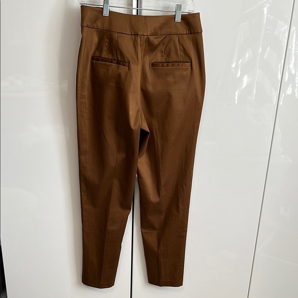 MASSIMO DUTTI Camel Lightweight High Waist Sailor Pants, Size 8 - Picture 7 of 13